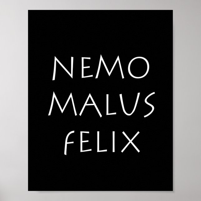 Poster Nemo malus felix (Frente)