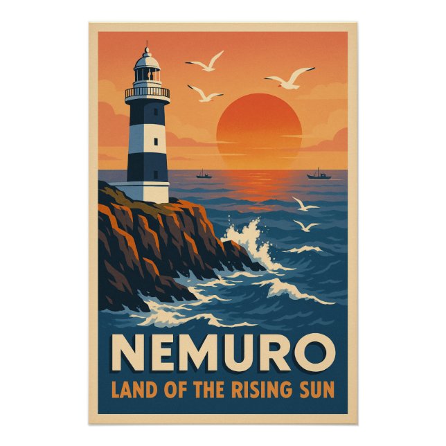 Pôster Nemuro – Terra do Sol Nascente (Frente)