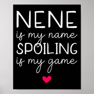 Poster Nene É O Meu Nome A Estragar É O Meu Jogo Engraçad