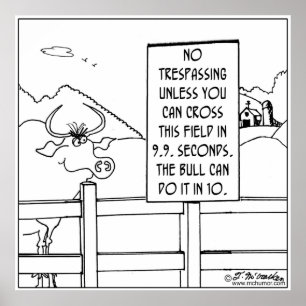 Pôster Nenhum infrinjir a menos que você for mais rápid