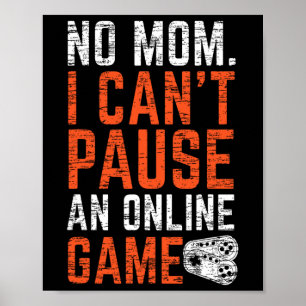 Poster Nenhum jogo online da mamãe pode ser pausado 1