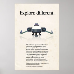 Poster Nenhum Mans Sky Explore Diferente