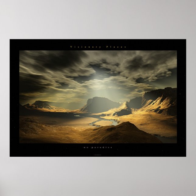 Pôster nenhum paraíso (Frente)