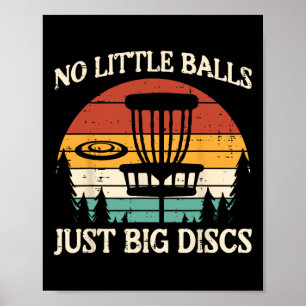 Poster Nenhum Pequeno Só Grandes Discos Golfe Frisbee Fro