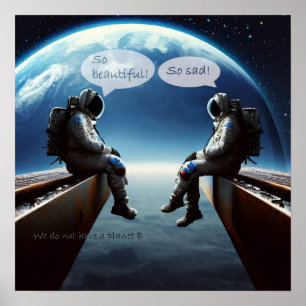 Poster Nenhum planeta B