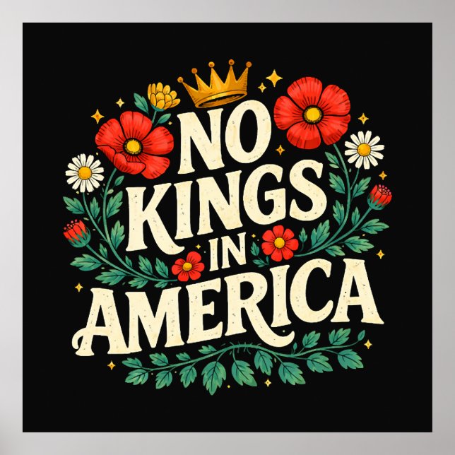 Poster Nenhum Rei América (Frente)