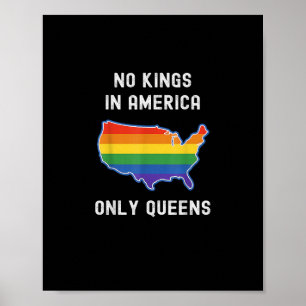 Poster Nenhum Rei na América, Apenas Rainhas Divertidas L