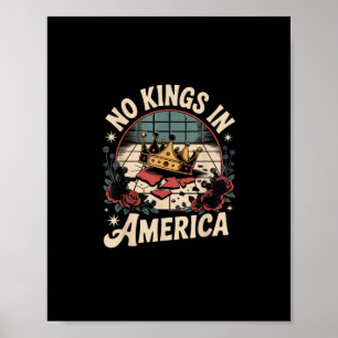 Poster Nenhum Rei Na América Clássico Retro