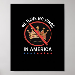 Poster Nenhum Rei na América Clássico Retro