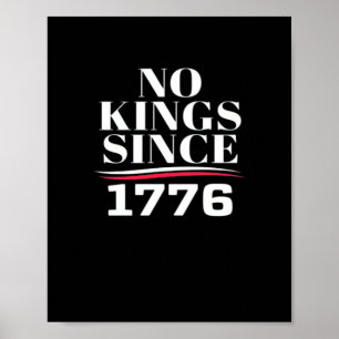 Poster Nenhum Rei na América desde 1776 #1 Clássico