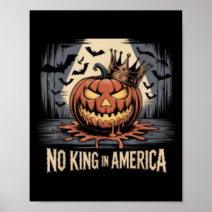Poster Nenhum Rei na América desde 1776 Bandeira dos EUA