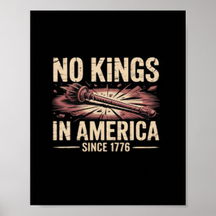 Poster Nenhum Rei na América desde 1776 King Free Clássic