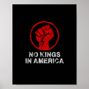 Poster Nenhum Rei na América desde 1776 Resiste 8647 Band