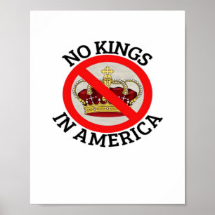 Poster Nenhum Rei na América Estilo Patriótico