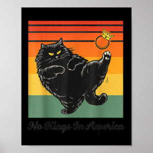 Poster Nenhum Rei Na América Gato Preto Gato Engraçado Ch