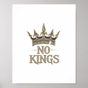 Poster Nenhum Rei na América Gráfico Vintage