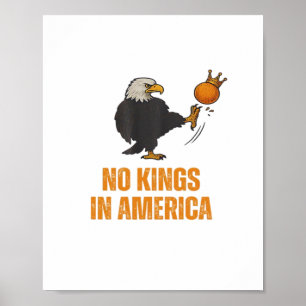 Poster Nenhum Rei Na América Nós O Povo Política Vintage