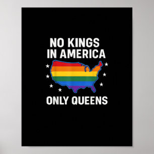 Poster Nenhum Rei na América, Somente Rainhas Divertidas