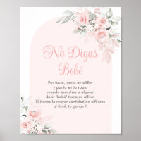 Nenhuma Digas Bebe Chá de fraldas Espanhola