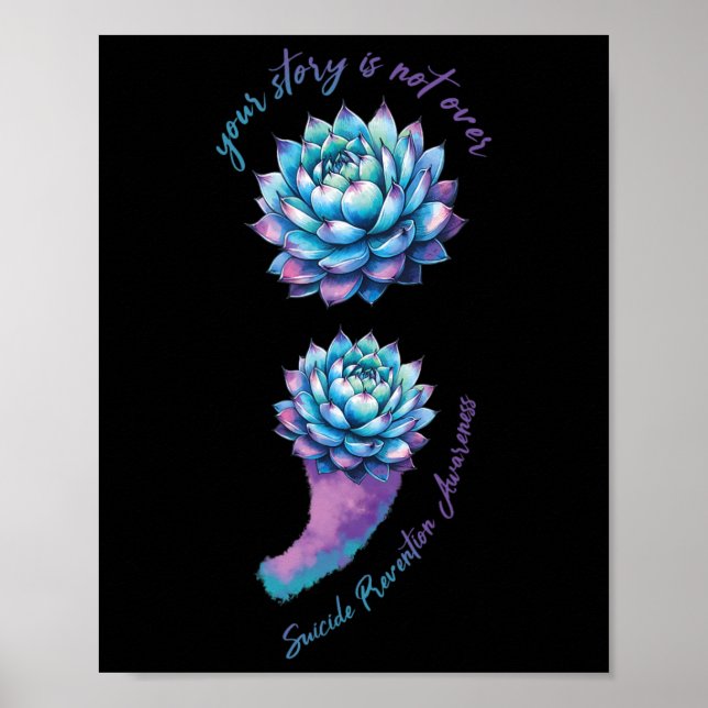 Poster Nenhuma História Deve Acabar Logo Com O Suicídio M (Frente)