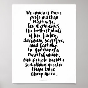 Poster Nenhuma união é umas citações mais profundas d