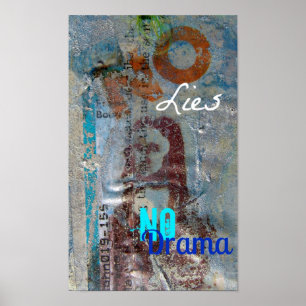 Poster Nenhumas mentiras, nenhuns meios mistos do drama