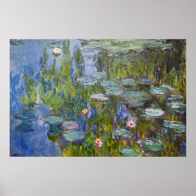 Poster Nenúfares de Claude Monet (1915)  (Frente)