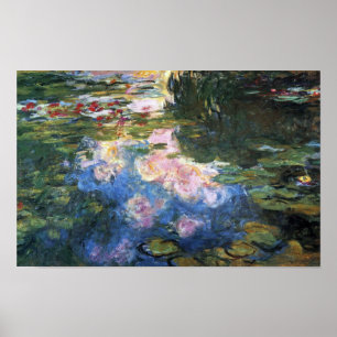 Pôster Nenúfares de Claude Monet, Arte de Jardim Antigo