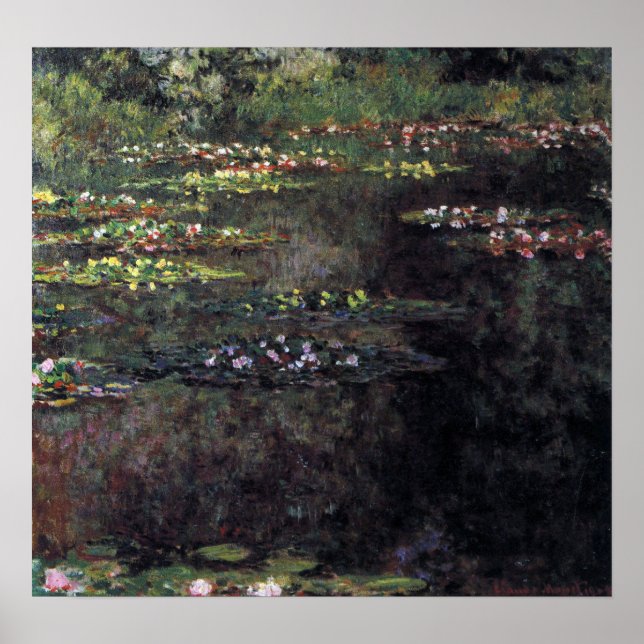 Pôster Nenúfares de Claude Monet, Arte Fino Antigo (Frente)