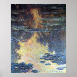 Poster Nenúfares de Claude Monet, Impressionismo Antigo
