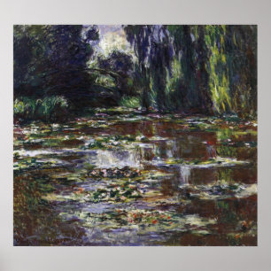 Pôster Nenúfares no Lago por Claude Monet, Arte Antigo