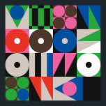 Poster Neo Modernismo - padrão trabalho de arte feito com<br><div class="desc">Padrão trabalho de arte Neo-Modernismo feito com formas e formas abstrato geométricas. Forma simples design gráfico,  padrão,  pop,  ousado,  contemporâneo,  moderno,  tecnologia,  abstrato,  artístico,  trabalho de arte,  fundo,  bauhaus,  brilho,  brutalismo,  colagem,  cor,  composição,  contraste,  cobrir,  vintage,  ilustração,  retrato, </div>