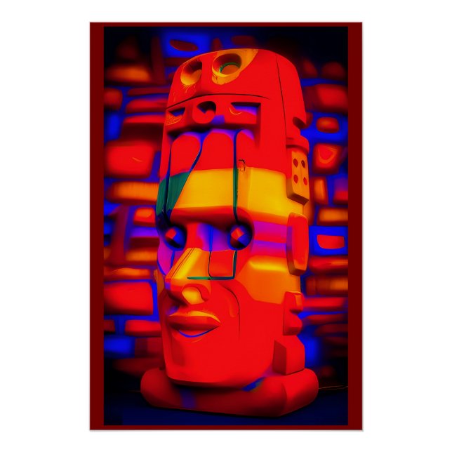 Pôster Neo-Polinésio (Frente)