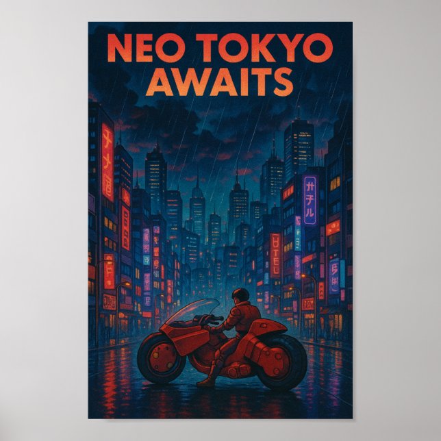 Poster Neo-Tokyo Awaits (Frente)