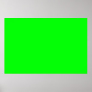 Poster neon green screen, bright solid zoom background
