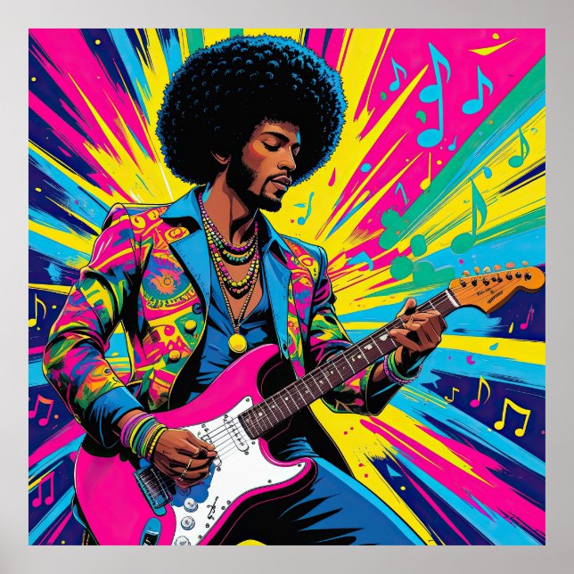 Poster Neon Groove Collective – Psykedelisk Konst & Musik (Frente)