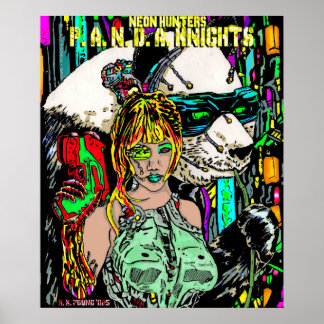 Poster Neon Hunters: P. A. N. D. A. Knights