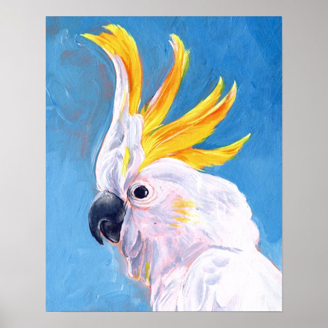 Poster Neon Mohawk - Cockatoo (Frente)