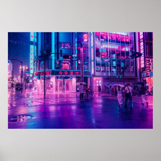 Poster Neon Nostalgia (Frente)