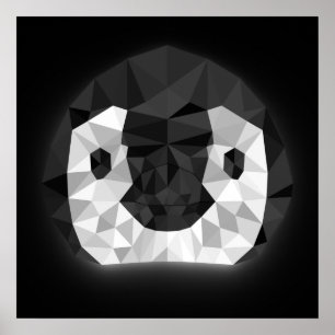 Pôster Neon Penguin