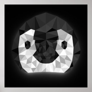 Pôster Neon Penguin