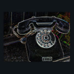 Poster Neon-Pop-Art antigo telefone<br><div class="desc">Aproveite os belos momentos da vida e lembre-se dos bons velhos tempos (telefônicos). O estilo Neon-Pop-Art de um antigo telefone retro da escola é o perfeito apanhador de olhos para a sua casa e escritório. Se você tem uma pergunta design ou gostaria de ver este design em outro produto, por...</div>