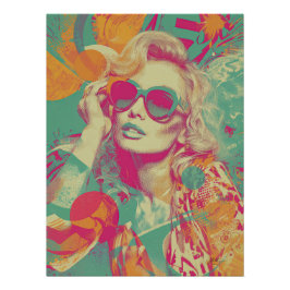 Pôster Neon Retro Muse