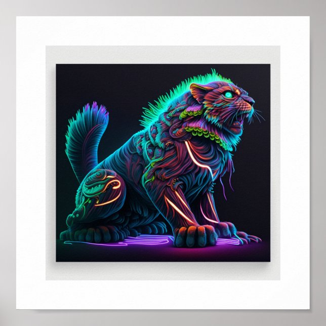 Poster Neon Sphinx (Frente)