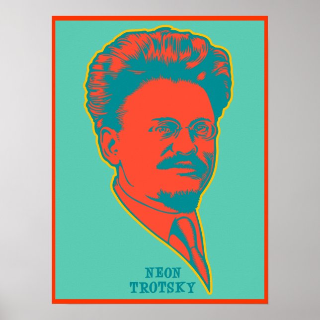 Pôster Neon Trotsky (Frente)