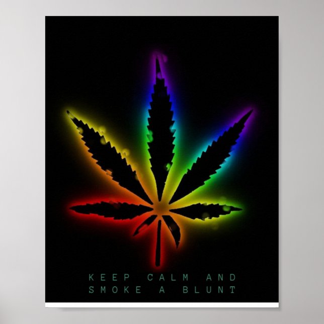 POSTER NEON WEED (Frente)