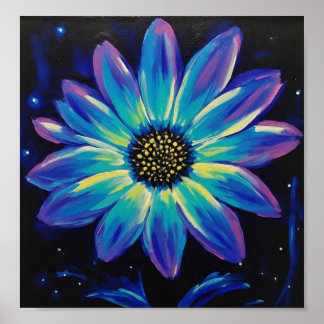 Poster NeonWildFlower