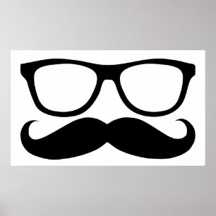 Pôster Nerd do bigode