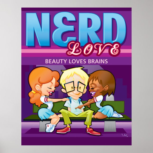Pôster Nerd Love (Frente)