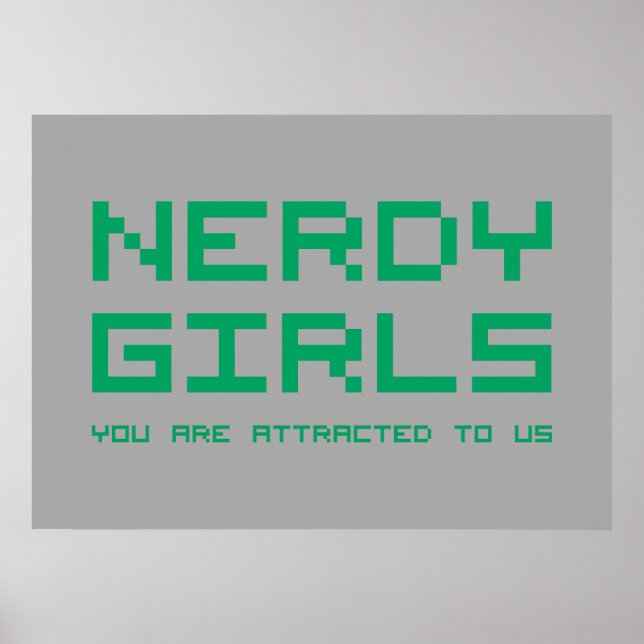 Pôster Nerdy Girls 2 (Frente)